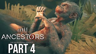 ANCESTORS THE HUMANKIND ODYSSEY Gameplay Walkthrough Part 4  BIRTH amp HUNTING [upl. by Nelyahs]