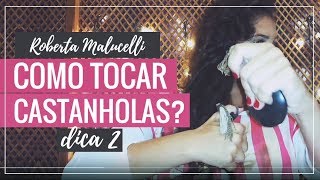 Como aprender a tocar castanholas fácil  dica 2 [upl. by Reinnej]