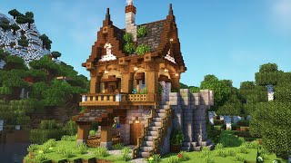 Minecraft  Small Medieval Survival Base  Minecraft Tutorial [upl. by Sinnaiy448]