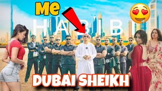 DUBAI SHEIKH HABIBI IN INDIA  Part 1 WITH BODYGUARDS  Habibi come to India  EPIC REACTIONS [upl. by Eivol]