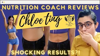 Nutrition Coach reviews CHLOE TING  I DID THE ChloeTing 2 WEEK SHRED PROGRAM [upl. by Aynad]