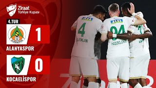 Alanyaspor 10 Kocaelispor MAÇ ÖZETİ Ziraat Türkiye Kupası 4 Tur Maç [upl. by Prudie]