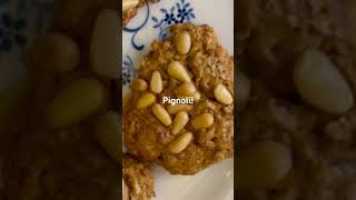 Pignoli Italian ￼ pine nut cookies Getting ready for winter pinenuts pinenutcookies [upl. by Berg]