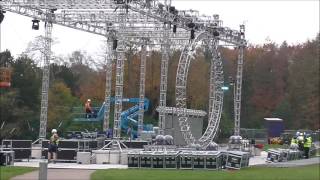 Alton Towers Fantastical Fireworks show preperations [upl. by Allin505]