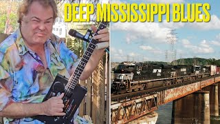 Steve Arvey Plays Some Intense Mississippi Cigar Box Guitar Blues Aint Gonna Drink No Whiskey [upl. by Atteyek]