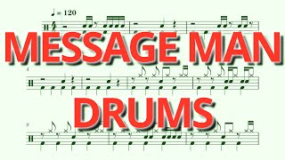 Message Man  Twenty One Pilots  Drums Sheet Music [upl. by Brunn]