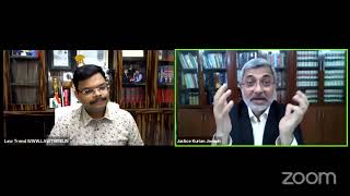 Webinar by Law Trend on Impact of COVID19 on Judicial System by Justice Kurian Joseph [upl. by Gibson]