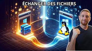 Partager des fichiers SIMPLEMENT depuis un Linux et vers un Windows [upl. by Akcira378]