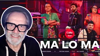 MA LO MA  Coke Studio Bangla Season 3  REACTION Italian artist [upl. by Nysa]