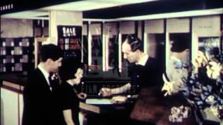 Ten Pin Bowling 1960s  Film 7168 [upl. by Solita]