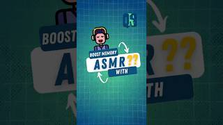 ASMR boosts your Memory  QRS medical biology youtubeshorts facts science education asmr [upl. by Kirschner]