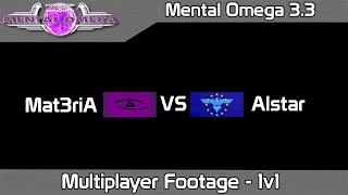 CampC Mental Omega 334 Multiplayer 141  Alstar vs Mat3riA Lets make a steal [upl. by Airb]