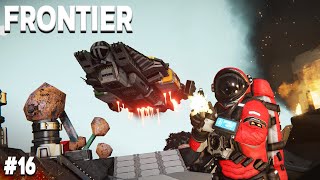 Escaping THE BASE  Space Engineers Frontier  Ep 16 quotThe Payloadquot [upl. by Eynaffit688]