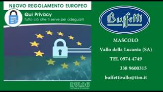 spot Buffetti Vallo Qui Privacy [upl. by Iduj319]