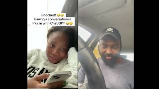 Chat GPT speaking pidgin English  funniest TikTok reaction damipepe [upl. by Ahsenat392]