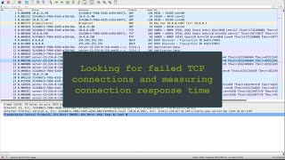 Using Wireshark to analyze TCP SYNACKs to find TCP connection failures and latency issues [upl. by Nyla]