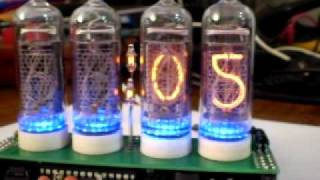 Warm Tube Clock v2  Nixie clock  Cathode Anti Poisoning [upl. by Jobyna]