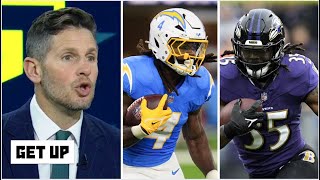 GET UP  Dan Orlovsky reveals Ravens formula winning to beat Chargers in Harbaugh brother clash [upl. by Cini78]