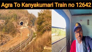 Agra To Kanyakumari journey  Thirukkural Express Train No 12642  Part01 [upl. by Aseeral]