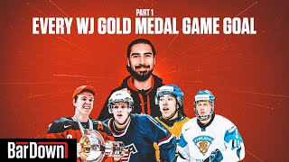 EVERY WORLD JUNIOR GOLD MEDAL GAME GOAL OF THE DECADE PART 1 [upl. by Elrae]