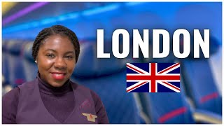 INTERNATIONAL FLIGHT ATTENDANT LIFE  28 HOURS IN LONDON ENGLAND [upl. by Jaquelin298]