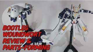 Bootleg Woundwort  HG 1144 Gundam TR6 Woundwort Review and Partsforming plamo gundam [upl. by Aeirdna928]