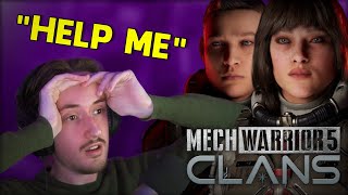 Can my AI quotTeammatesquot SAVE ME in MechWarrior 5 Clans [upl. by Mensch]