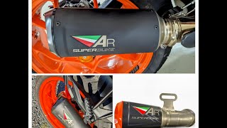 Austin Racing Sport V3 200 mm EU compliant confirmation KTM 1290 SD GT ktm motorcycle ktmlover [upl. by Elana]