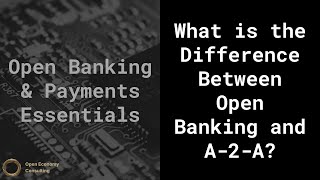 What is the Difference between Open Banking and A2A Payments Open Banking amp Payments Essentials [upl. by Millhon]