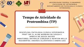 Avaliação do Tempo de Protrombina TP [upl. by Gala]