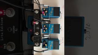 Comparison amp Cleanup Boss BD2 Three version boss BD2 Tele Marshall shorts [upl. by Christiansen]