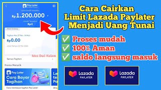 CARA GESTUN LAZADA PAYLATER TERBARU 2024  MENCAIRKAN LIMIT LAZADA PAYLATER KE SALDO DANA [upl. by Ursulina934]