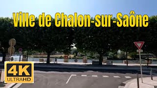 Ville de ChalonsurSaône  Driving French region [upl. by Easlehc746]