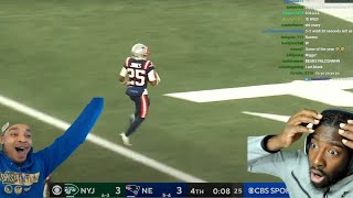 OMG Last Min Heroics quotFlightReacts To New York Jets vs New England Patriotsquot REACTION [upl. by Nawoj]