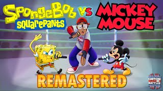 Spongebob vs Mickey Mouse Remastered  Cartoon Beatbox Battles [upl. by Viola]