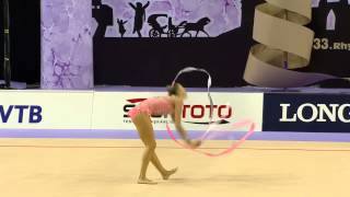 Melitina Staniouta BLR  Ribbon Final  2014 World Rhythmic Gymnastics Championships [upl. by Essie]