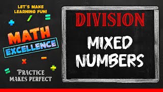 Division – Mixed Numbers  Math Grade 5  Math Excellence [upl. by Dennett]