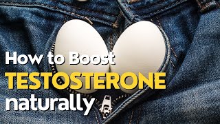 How to Boost Testosterone Naturally  8 Proven Ways [upl. by Haswell918]