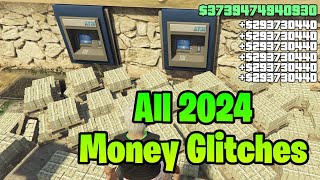 ALL GTA 5 ONLINE MONEY GLITCHES FOR 2024 WORKING [upl. by Dorena]