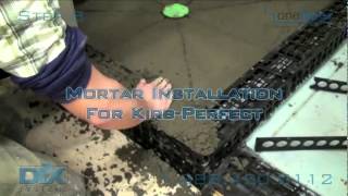 How To Install Shower Pan Dix Step 8 Mortar for Kirb Perfect [upl. by Notsgnal]