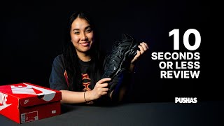 Nike Air Max Plus TN Triple Black 2017  10 Seconds Or Less Review [upl. by Aienahs]