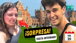 DÍA 20 VISITA SORPRESA a mi hermana DANIELA en su internado  50 días buscando novia por Europa [upl. by Figone261]