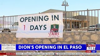 Dion’s Albuquerquebased pizza chain opening first El Paso location Wednesday [upl. by Handel]