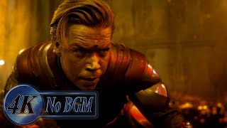 Adam Warlock Attacks the Guardians at Knowhere Fight Scene No BGM  Guardians of the Galaxy Vol 3 [upl. by Neemsaj995]