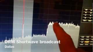 Digital Shortwave Broadcast DRM vs Analog Broadcast [upl. by Holna42]