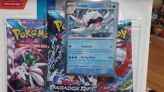 pokemon paradox rift cetitan blister pack opening [upl. by Caitlin476]