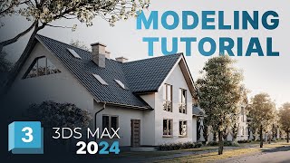 3ds max 2024 Modeling Tutorial  Turbofast modeling with BOOLEAN Modifier [upl. by Wilfred]