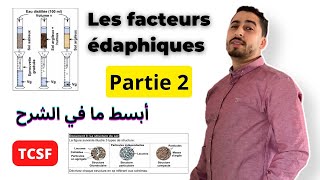 TCSF  Les facteurs édaphiques  Partie 2 ✅أبسط شرح✅ [upl. by Brinkema531]