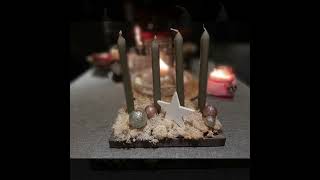 es nadelt nicht Adventsgesteck diy advent tutorial candles christmas [upl. by Cynera]