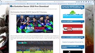 TELECHARGER PES 2018 PC complet et gratuit Aavec IDM 100 [upl. by Burchett]